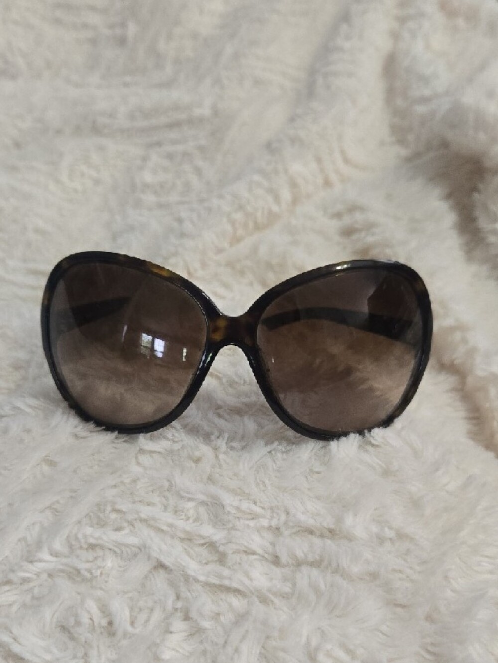 Prada Oversized Brown Gradient Women's Sunglasses - Picture 5 of 5
